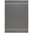 thumbnail image 1 of SAFAVIEH Montauk Topher Solid Cotton Area Rug, Black/Ivory, 8' x 10', 1 of 10