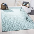 thumbnail image 1 of SAFAVIEH Montauk Tryik Geometric Diamonds Cotton Area Rug, Light Blue/Ivory, 3' x 5', 1 of 6
