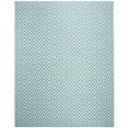 thumbnail image 1 of SAFAVIEH Montauk Tryik Geometric Diamonds Cotton Area Rug, Light Blue/Ivory, 8' x 10', 1 of 7