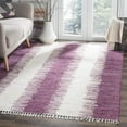 thumbnail image 1 of SAFAVIEH Montauk Twyla Striped Cotton Area Rug, Purple, 2'6" x 4', 1 of 5