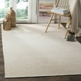 thumbnail image 1 of SAFAVIEH Montauk Vaughn Geometric Cotton Area Rug, Beige/Ivory, 6' x 6' Square, 1 of 5