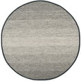 thumbnail image 1 of SAFAVIEH Montauk Vaughn Geometric Cotton Area Rug, Black/Ivory, 8' x 8' Round, 1 of 8