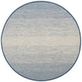 thumbnail image 1 of SAFAVIEH Montauk Vaughn Geometric Cotton Area Rug, Blue/Ivory, 4' x 4' Round, 1 of 6