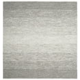 thumbnail image 1 of SAFAVIEH Montauk Vaughn Geometric Cotton Area Rug, Light Grey/Ivory, 8' x 8' Square, 1 of 8