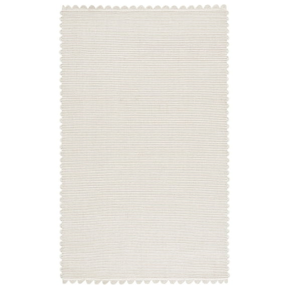 SAFAVIEH Montauk Vinal Striped Area Rug, Ivory, 3' x 5'