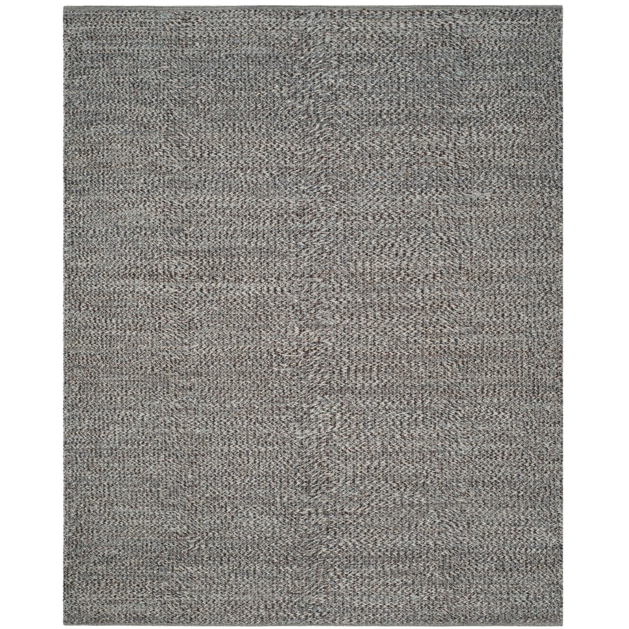 Coastal Breeze Blue Cotton 6' Square Hand Woven Rug