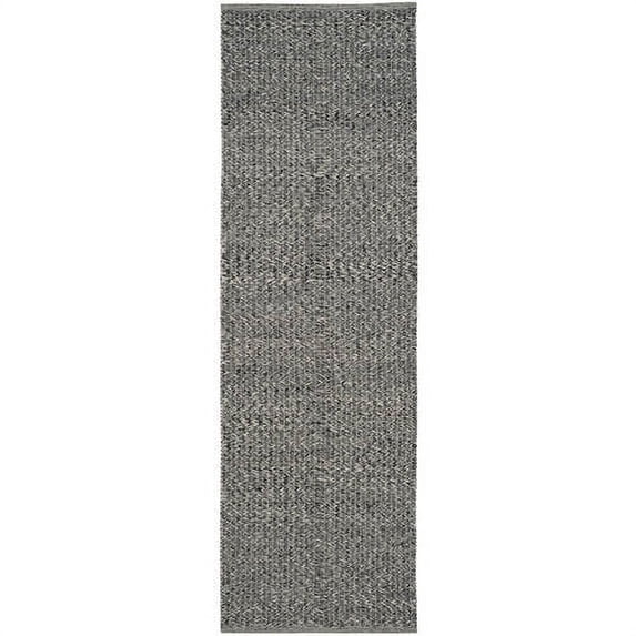 SAFAVIEH Montauk Zelma Braided Cotton Area Rug, Grey/Multi, 3' x 5'