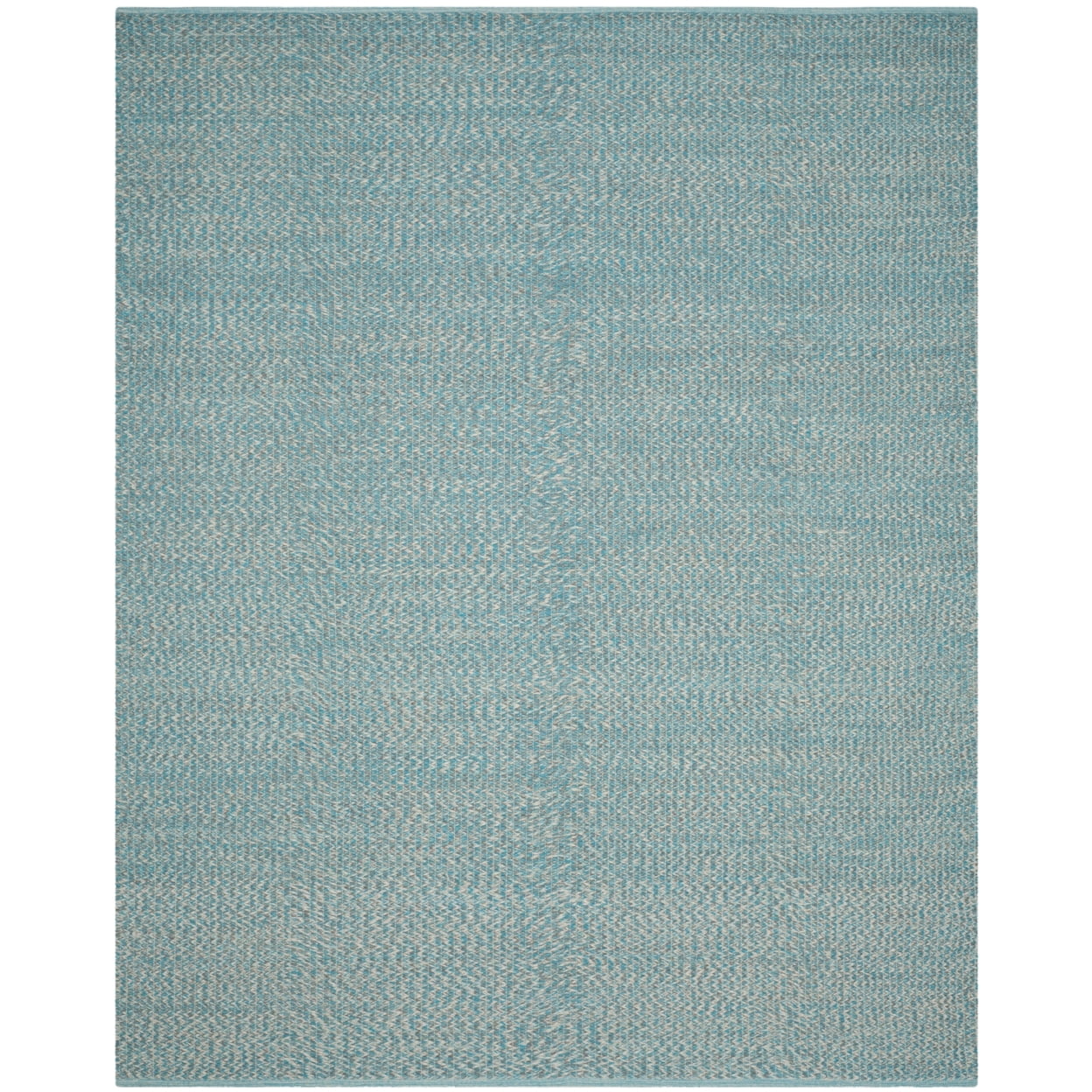 Gray Flat Woven Handmade Cotton Reversible Area Rug