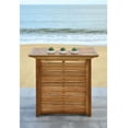 thumbnail image 1 of SAFAVIEH Monterey Outdoor Patio Bar Table, Natural, 1 of 10