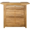 thumbnail image 1 of SAFAVIEH Monterey Outdoor Patio Bar Table, Natural, 1 of 8