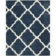 thumbnail image 1 of SAFAVIEH Montreal Cebrail Geometric Diamonds Shag Area Rug, Blue/Ivory, 4' x 6', 1 of 10