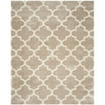 thumbnail image 1 of SAFAVIEH Montreal Lennart Geometric Quatrefoils Shag Area Rug, Beige/Ivory, 8'6" x 12', 1 of 10