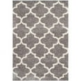 thumbnail image 1 of SAFAVIEH Montreal Lennart Geometric Quatrefoils Shag Area Rug, Grey/Ivory, 3' x 5', 1 of 10