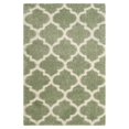 thumbnail image 1 of SAFAVIEH Montreal Lennart Geometric Quatrefoils Shag Area Rug, Sage/Ivory, 5'3" x 7'6", 1 of 11
