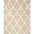 thumbnail image 1 of SAFAVIEH Montreal Vesela Geometric Diamonds Shag Runner Rug, Beige/Ivory, 2'3" x 11', 1 of 11