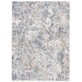 thumbnail image 1 of SAFAVIEH Moondust Hanna Abstract Polyester Area Rug, Grey/Blue, 5'3" x 7'7", 1 of 10