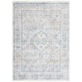 thumbnail image 1 of SAFAVIEH Moondust Gino Oriental Polyester Area Rug, Ivory/Blue, 4' x 6', 1 of 8