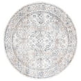 thumbnail image 1 of SAFAVIEH Moondust Gino Oriental Polyester Area Rug, Ivory/Blue, 6' x 6' Round, 1 of 8