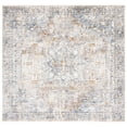 thumbnail image 1 of SAFAVIEH Moondust Ian Oriental Polyester Area Rug, Ivory/Blue, 6' x 6' Square, 1 of 8