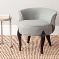 thumbnail image 1 of SAFAVIEH Mora Modern Glam French Leg Vanity Chair, Sea Mist, 1 of 4