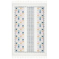 thumbnail image 1 of SAFAVIEH Moroccan Fringe Donovan Southwestern Shag Area Rug, Ivory/Grey, 8' x 10', 1 of 9