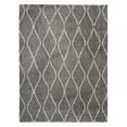 thumbnail image 1 of SAFAVIEH Moroccan Fringe Nina Geometric Plush Area Rug, Grey/Ivory, 8' x 10', 1 of 4