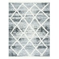 thumbnail image 1 of SAFAVIEH Moroccan Tassel Anabella Diamond Shag Area Rug, Grey/Ivory, 8' x 10', 1 of 7