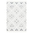 thumbnail image 1 of SAFAVIEH Moroccan Tassel Caelestinus Diamond Shag Area Rug, Beige/Ivory, 8' x 10', 1 of 8