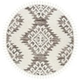 thumbnail image 1 of SAFAVIEH Moroccan Tassel Desmond Southwestern Shag Area Rug, Ivory/Brown, 11' x 11' Round, 1 of 7