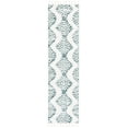 thumbnail image 1 of SAFAVIEH Moroccan Tassel Desmond Southwestern Shag Runner Rug, Green/Ivory, 2'3" x 8', 1 of 8