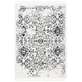 thumbnail image 1 of SAFAVIEH Moroccan Tassel Layla Medallion Shag Area Rug, Ivory/Black, 4'5" x 6'5", 1 of 8