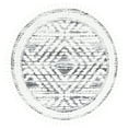 thumbnail image 1 of SAFAVIEH Moroccan Tassel Nessa Diamond Shag Area Rug, Ivory/Grey, 6'7" x 6'7" Round, 1 of 8