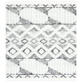 thumbnail image 1 of SAFAVIEH Moroccan Tassel Olgica Diamond Shag Area Rug, Ivory/Grey, 6'7" x 6'7" Square, 1 of 8