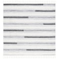 thumbnail image 1 of SAFAVIEH Moroccan Tassel Owen Striped Shag Area Rug, Ivory/Grey, 6'7" x 6'7" Square, 1 of 8