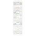 thumbnail image 1 of SAFAVIEH Moroccan Tassel Tom Geometric Striped Shag Runner Rug, Beige/Ivory, 2'3" x 8', 1 of 8