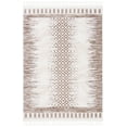 thumbnail image 1 of SAFAVIEH Moroccan Tassel Willard Wavy Striped Shag Area Rug, Ivory/Beige, 9' x 12', 1 of 8