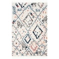 thumbnail image 1 of SAFAVIEH Morocco Ava Geometric Polyester Area Rug, Ivory/Multi, 5'3" x 7'6", 1 of 7