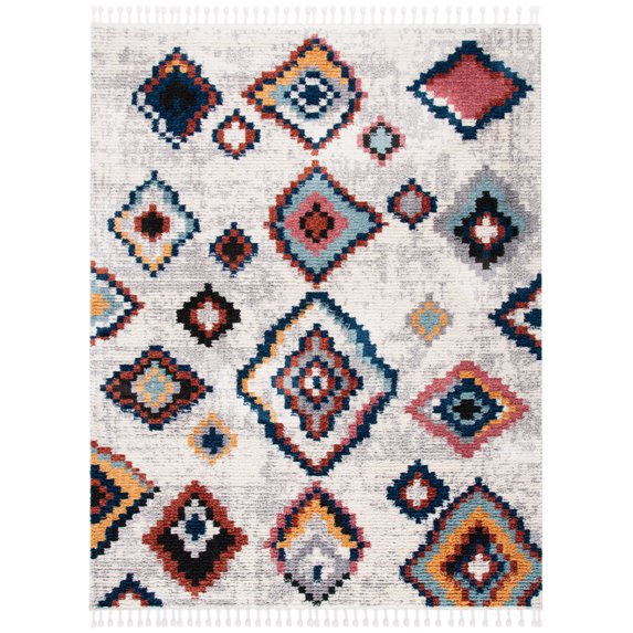 SAFAVIEH Morocco Collection MRC940A Ivory / Multi Rug
