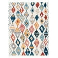 thumbnail image 1 of SAFAVIEH Morocco Mattese Geometric Polyester Area Rug, Ivory/Multi, 9' x 12', 1 of 7