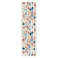 thumbnail image 1 of SAFAVIEH Morocco Mattese Geometric Polyester Runner Rug, Ivory/Multi, 2'2" x 9', 1 of 7