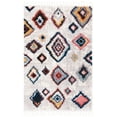 thumbnail image 1 of SAFAVIEH Morocco Skin Geometric Polyester Area Rug, Ivory/Multi, 2'6" x 4', 1 of 7
