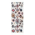thumbnail image 1 of SAFAVIEH Morocco Skin Geometric Polyester Runner Rug, Ivory/Multi, 2' x 5', 1 of 7