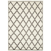 SAFAVIEH Mosaic Frosina Geometric Area Rug, Beige/Charcoal, 5' x 8'