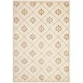 thumbnail image 1 of SAFAVIEH Mosaic Winona Floral Geometric Area Rug, Cream/Light Brown, 4' x 6', 1 of 2