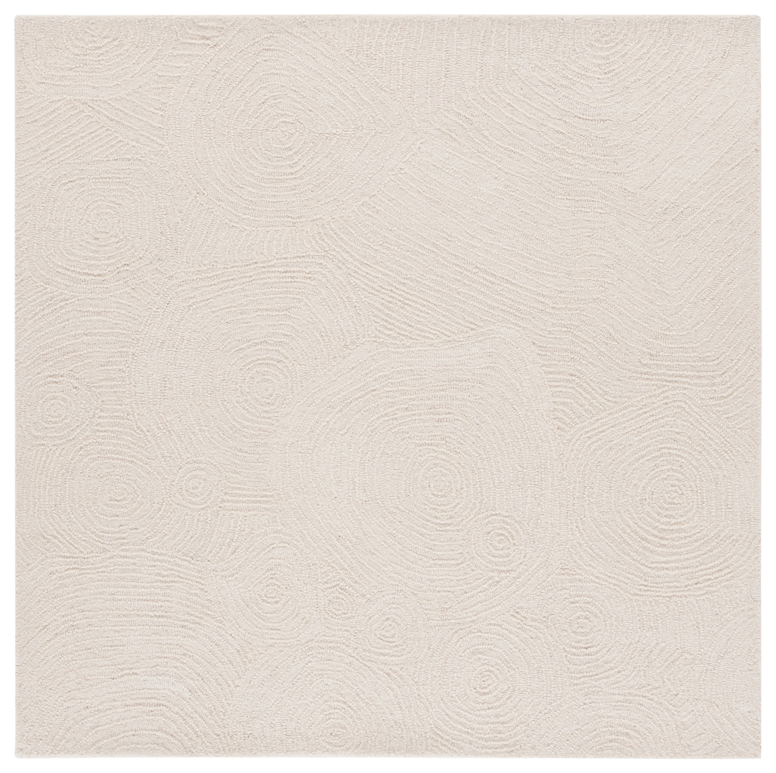 SAFAVIEH Mykonos Abbott Abstract Area Rug, Ivory, 6' x 6' Square