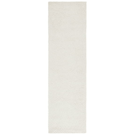 SAFAVIEH Mykonos Abbott Abstract Runner Rug, Ivory, 2'3" x 8'