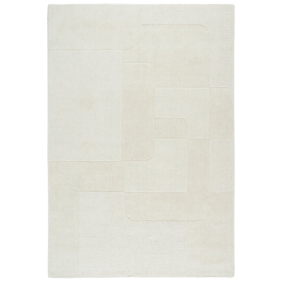 SAFAVIEH Mykonos Avaline Solid Area Rug, Ivory, 3' x 5'