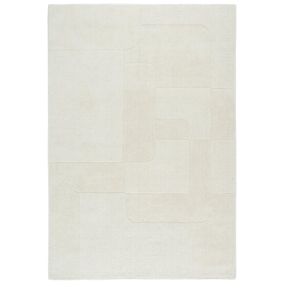 SAFAVIEH Mykonos Avaline Solid Area Rug, Ivory, 4' x 6'