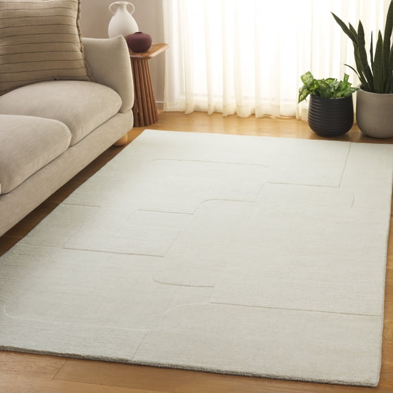 Safavieh Mykonos Avaline Solid Area Rug, Ivory, 5' x 8'