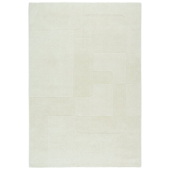 SAFAVIEH Mykonos Avaline Solid Area Rug, Ivory, 5' x 8'